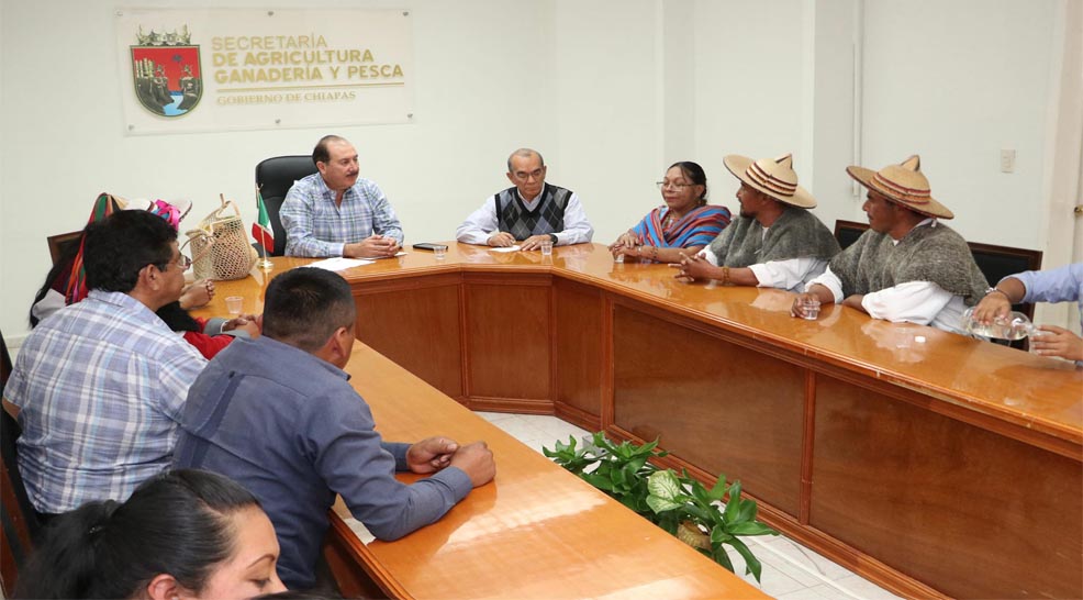 Líderes de los pueblos originarios de Chenalhó, 