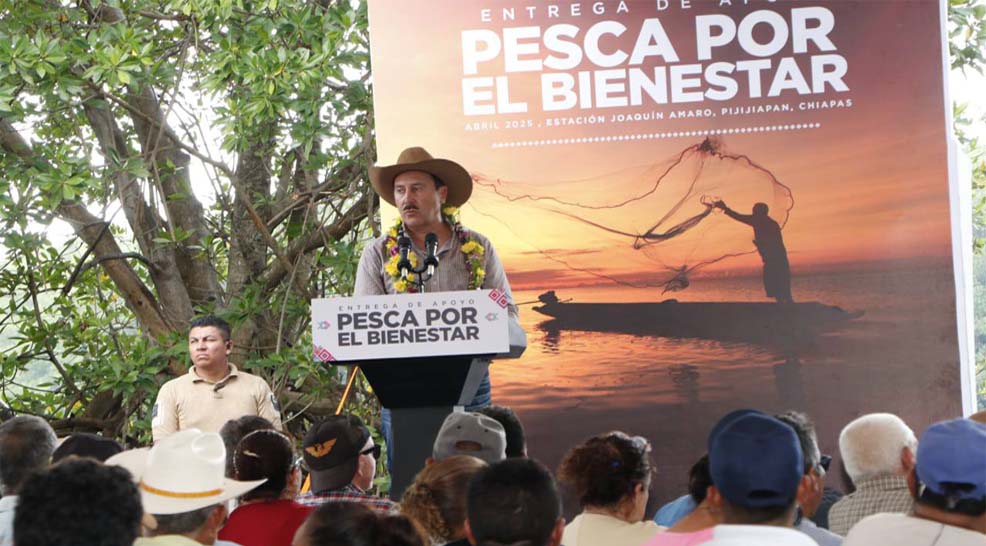 Ríos, lagunas y mar alimentan a Chiapas. Detrás 