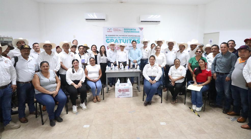 Entregan insumos veterinarios al sector ejidal par