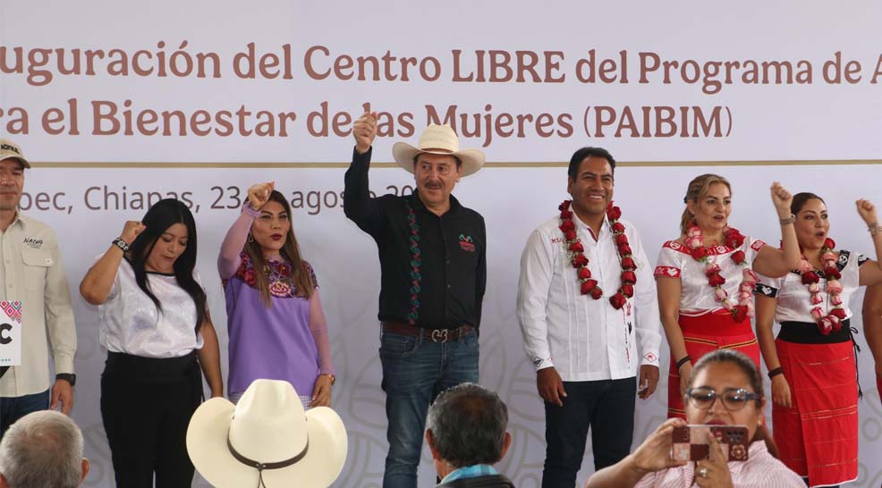 #Ocotepec, Chiapas. – El gobernador Eduardo Ram