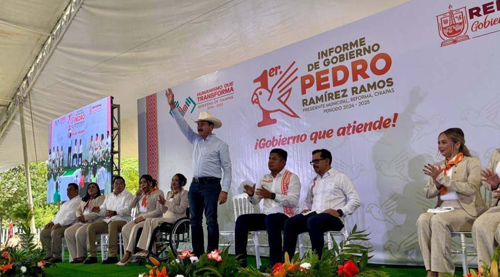 En representación del gobernador Eduardo Ramírez