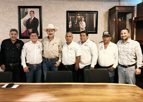 Productores de caña del Soconusco sostuvieron una reunión con el Secretario de Agricultura, Ganadería y Pesca de Chiapas, Marco Antonio Barba Arrocha